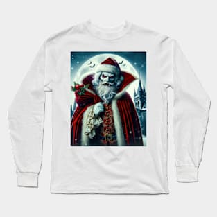 Dracula Santa Long Sleeve T-Shirt